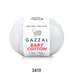 BABY COTTON 3410-KIRIK BEYAZ