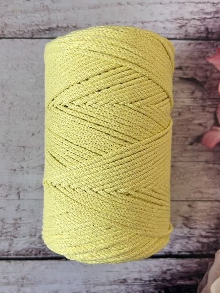 PAMUK MAKROME İNCE LİMON SARI