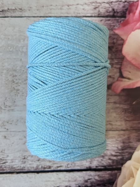 PAMUK MAKROME İNCE  AÇIK TURKUAZ