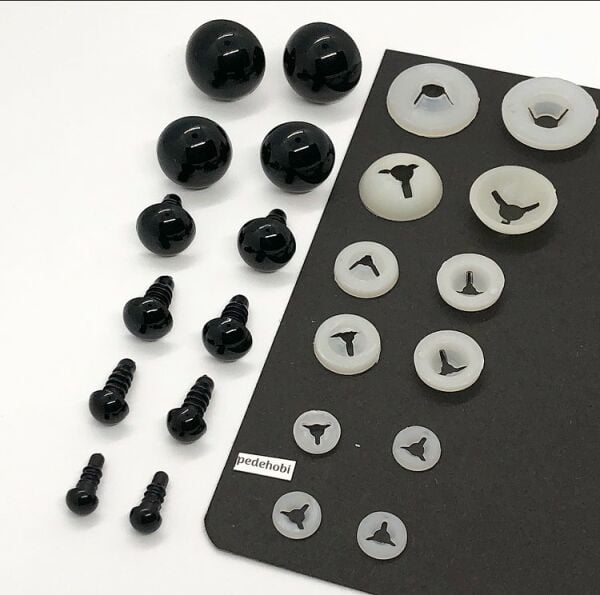 İTHAL 1 ÇİFT GÜVENLİ SİYAH GÖZ