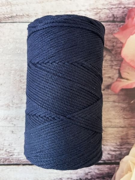 PAMUK MAKROME İNCE LACİVERT