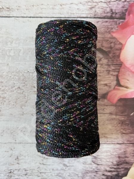 4 NO SİMLİ POLYESTER SİYAH EBRULİ