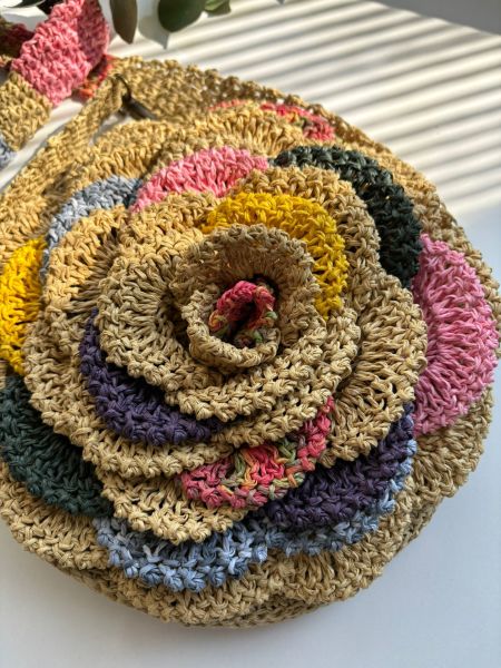 KAĞIT İP GÜL ÇANTA KİTİ