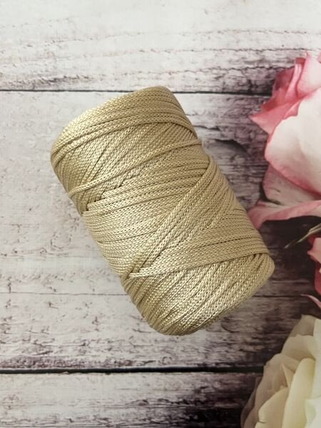 4 NO POLYESTER MAKROME BEJ 408