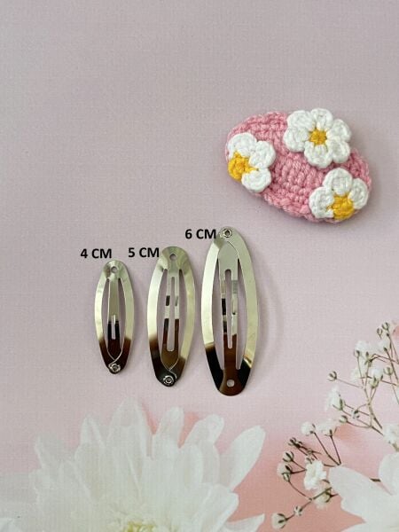 6 CM OVAL 100 ADET  GÜMÜŞ ÇITÇIT TOKA