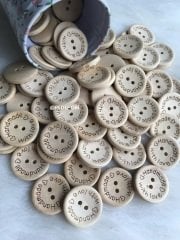 25 MM HANDMADE WİTHLOVE  DÜĞME