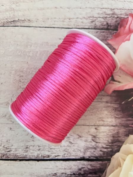 FLOŞ İPLİK KOYU PEMBE 20