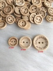 25 MM HANDMADE WİTHLOVE  DÜĞME