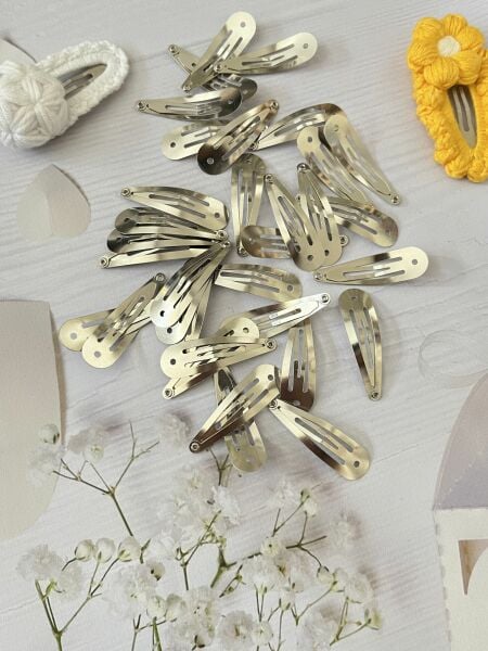 5 CM ÜÇGEN 50 ADET GÜMÜŞ ÇITÇIT TOKA