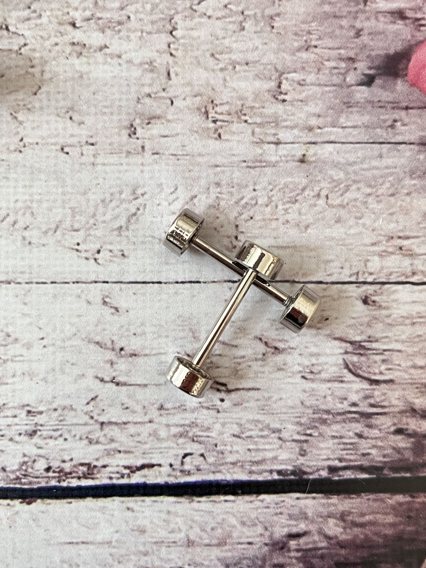 ÇANTA KÖPRÜ HALTER 3 CM 1 ÇİFT KÜÇÜK TOPUZLU Gümüş