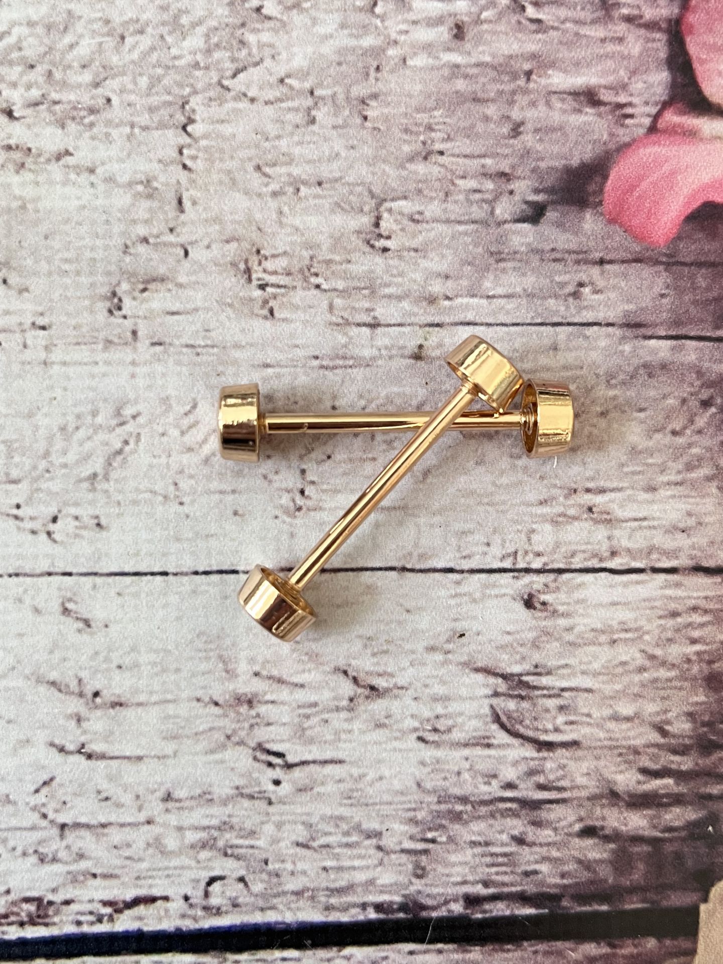 ÇANTA KÖPRÜ HALTER 3 CM 1 ÇİFT KÜÇÜK TOPUZLU Gold