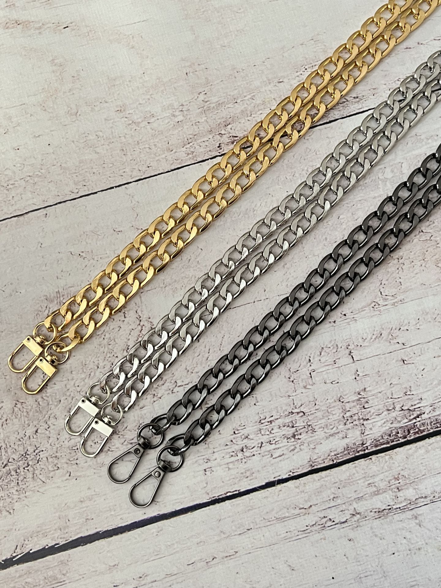 1 MT. KANCALI  METAL ÇANTA ZİNCİRİ