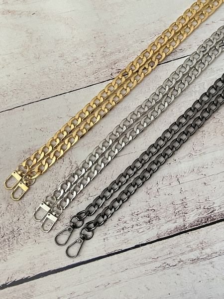 1 MT. KANCALI  METAL ÇANTA ZİNCİRİ