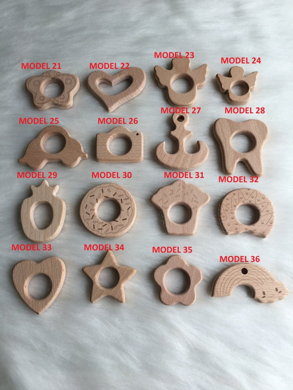 FİGÜRLÜ AHŞAP DİŞ KAŞIYICILAR