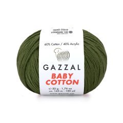 BABY COTTON 3463-HAKİ YEŞİL KOYU