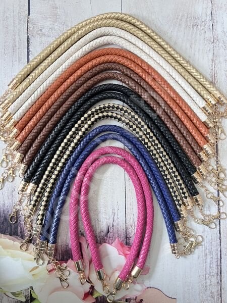 DERİ ÖRME SAP 60 CM 1 ÇİFT GOLD KANCALI