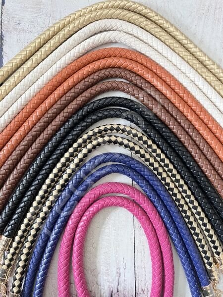 DERİ ÖRME SAP 60 CM 1 ÇİFT GOLD KANCALI