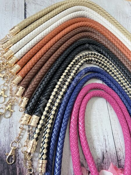 DERİ ÖRME SAP 60 CM 1 ÇİFT GOLD KANCALI