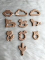 FİGÜRLÜ AHŞAP DİŞ KAŞIYICILAR