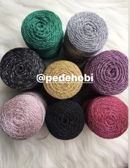 SİMLİ POLYESTER MAKROME S25 YEŞİL