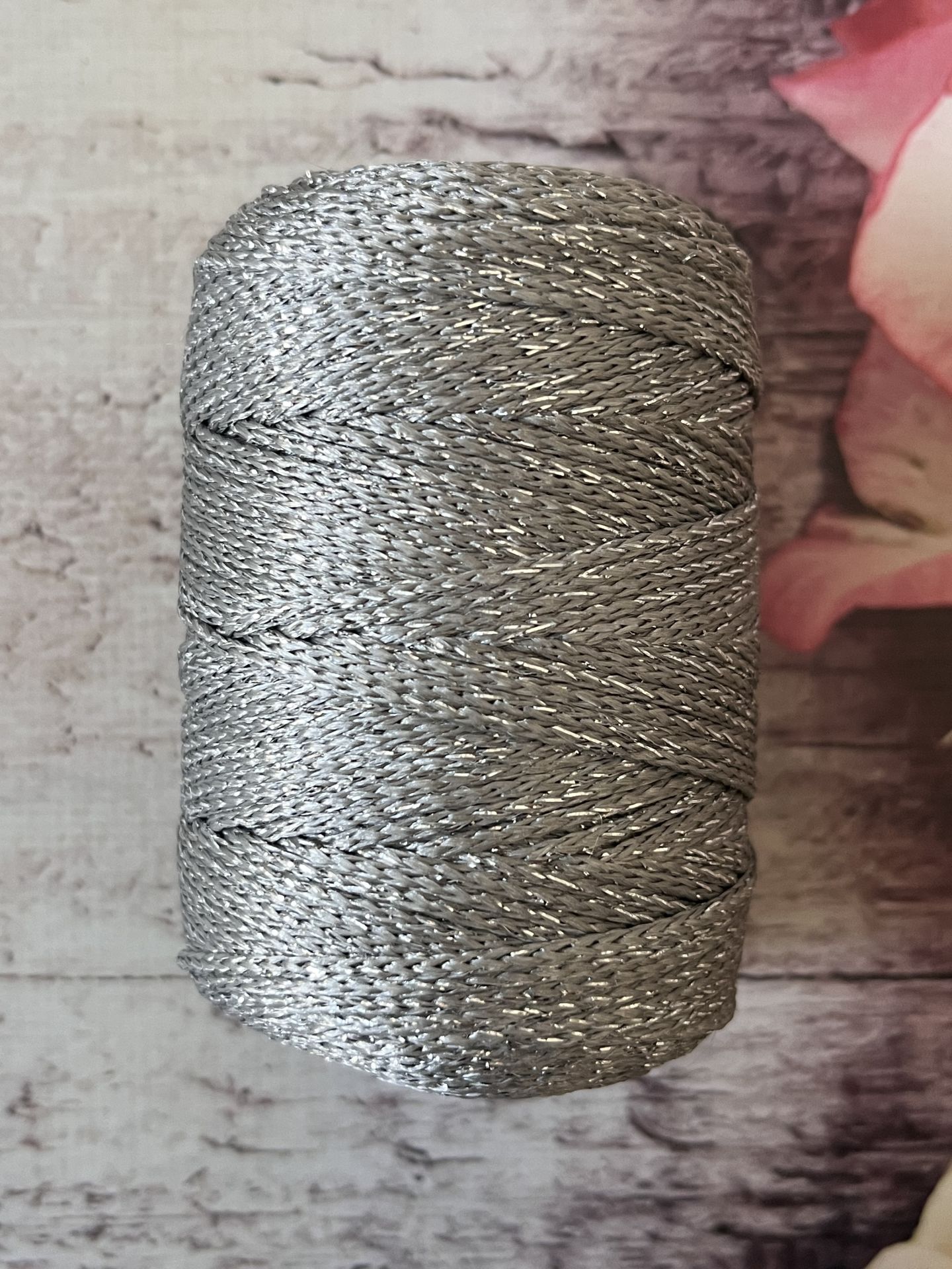 SİMLİ POLYESTER MAKROME GRİ