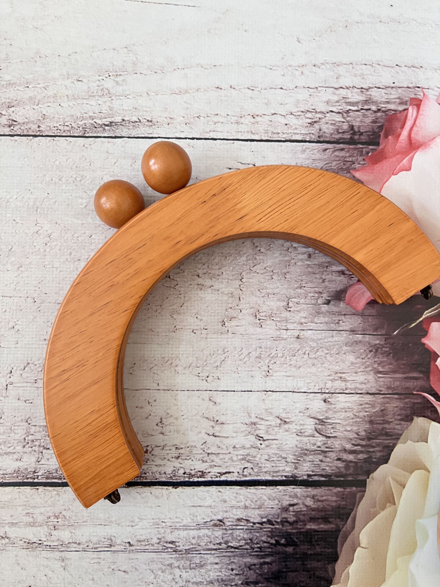 OVAL AHŞAP BURS 20 CM M-11 KİRAZ