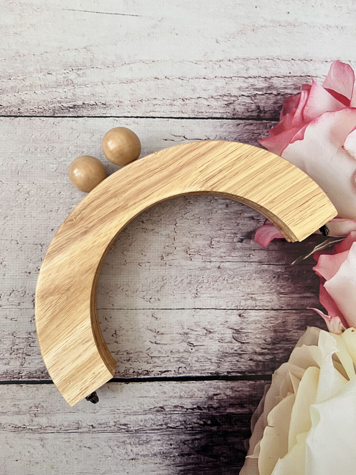 OVAL AHŞAP BURS 20 CM M-11 NATURAL