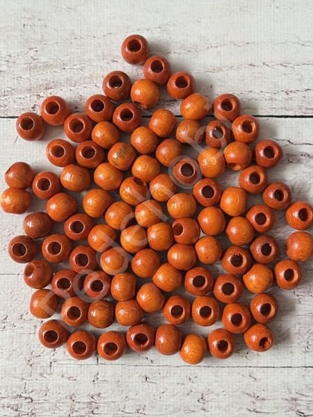 Ahşap Boncuk 13MM  ( Kiraz  30 AD)