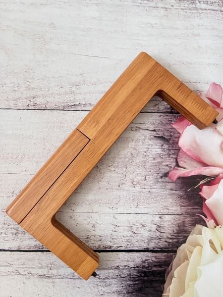 AHŞAP BURS 25 CM DÜZ NATUREL