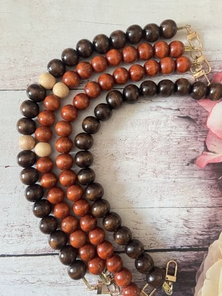 17 MM GOLD KANCALI BONCUKLU 40 CM  ÇANTA SAPI