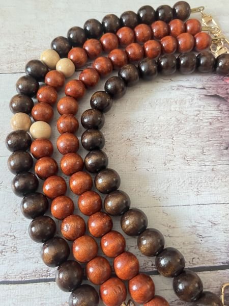 17 MM GOLD KANCALI BONCUKLU 40 CM  ÇANTA SAPI