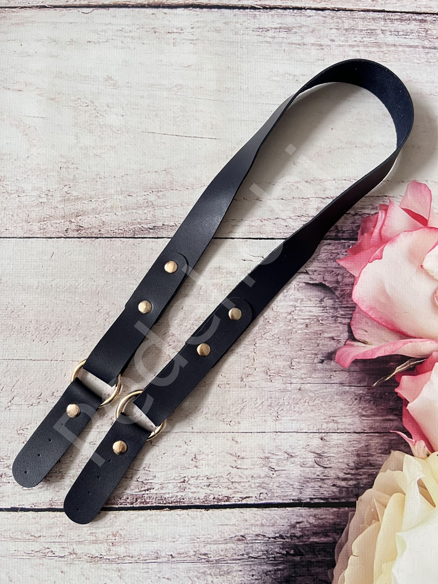 DERİ DİKİLEBİLİR ASKI BÖCELİ 2,5 CM 1 ÇİFT lacivert