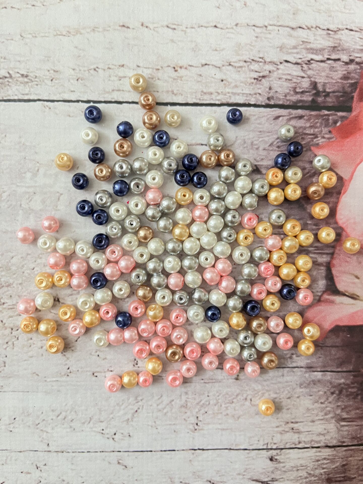 CAM İNCİ 6 MM  100 ADET