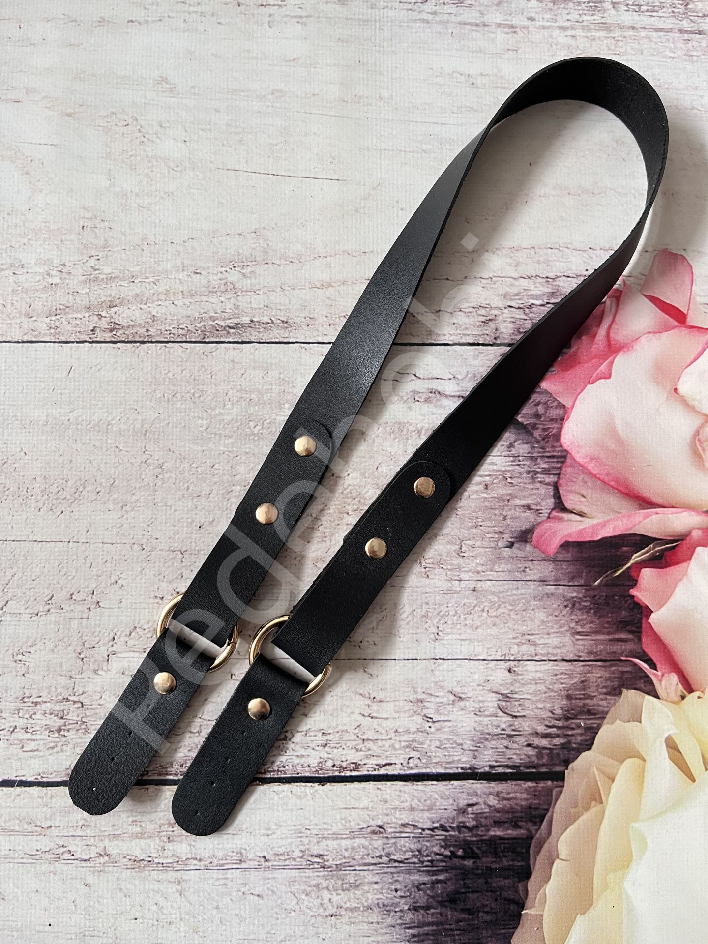 DERİ DİKİLEBİLİR ASKI BÖCELİ 2,5 CM 1 ÇİFT siyah