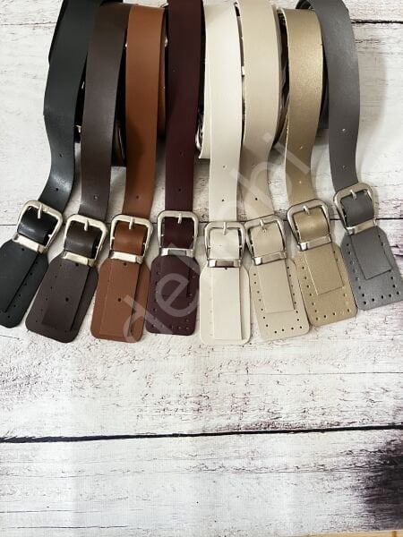 DİKME DERİ ASKI KEMER TOKALI 80 CM- 1 ÇİFT