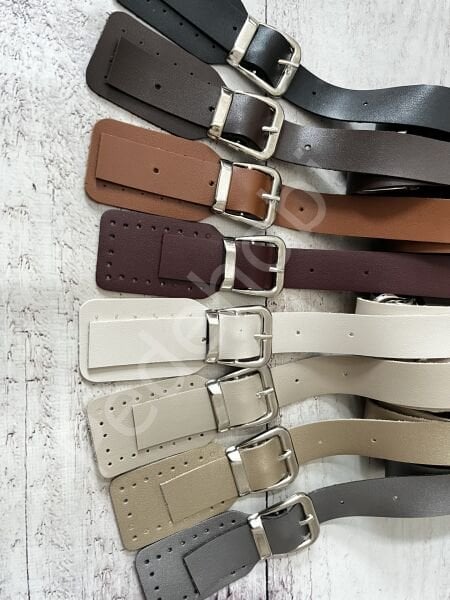 DİKME DERİ ASKI KEMER TOKALI 80 CM- 1 ÇİFT