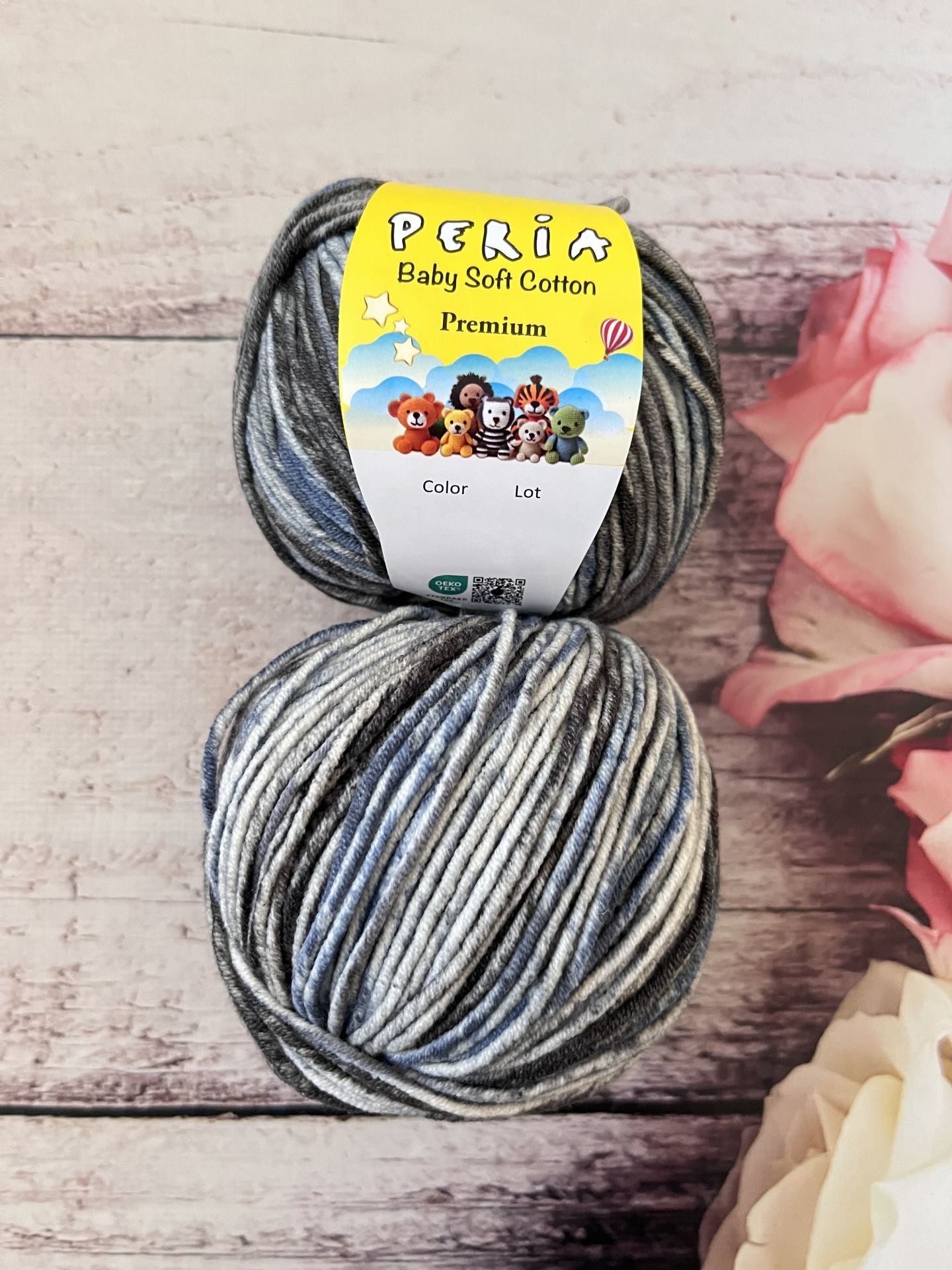 PERİA COTTON EBRULİ GRİ