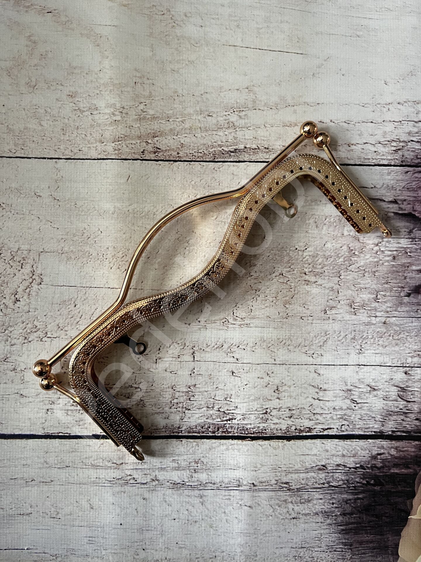 21 CM METAL ÇANTA KULPU   MODEL M-13 Gold