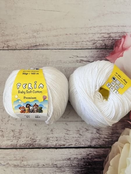 PERİA COTTON PREMİUM 01 BEYAZ