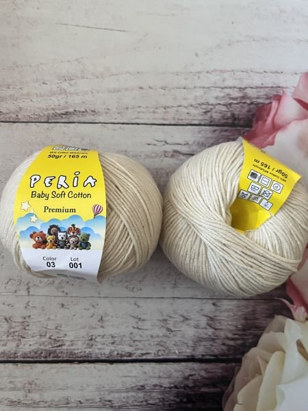 PERİA COTTON PREMİUM 03 KREM