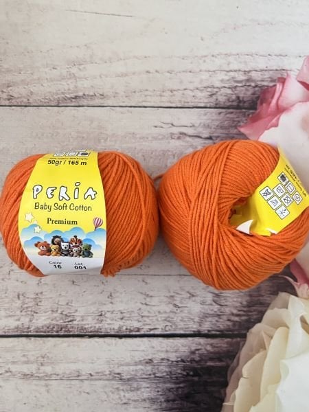 PERİA COTTON PREMİUM 16 TURUNCU