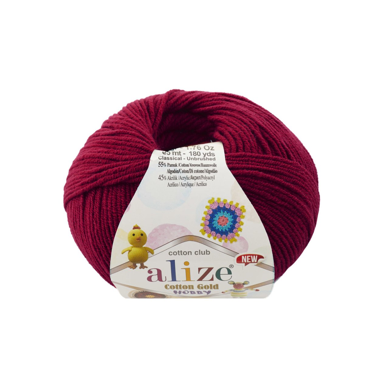 Alize Cotton Gold Hobby 390 Vişne çürüğü