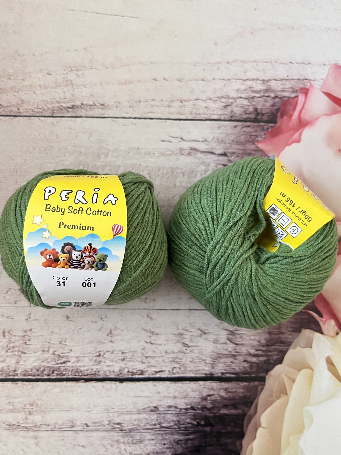 PERİA COTTON PREMİUM 31 YEŞİL