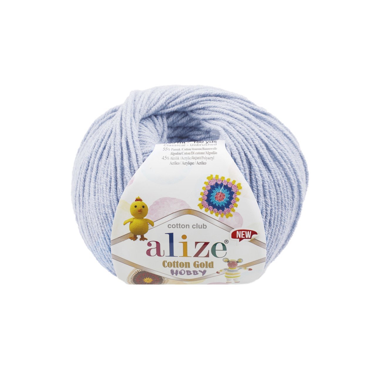 Alize Cotton Gold Hobby 513 Kristal mavi