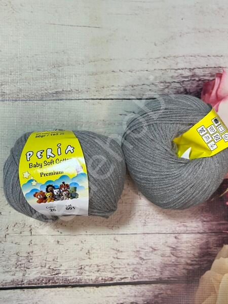 PERİA COTTON PREMİUM 26 GRİ