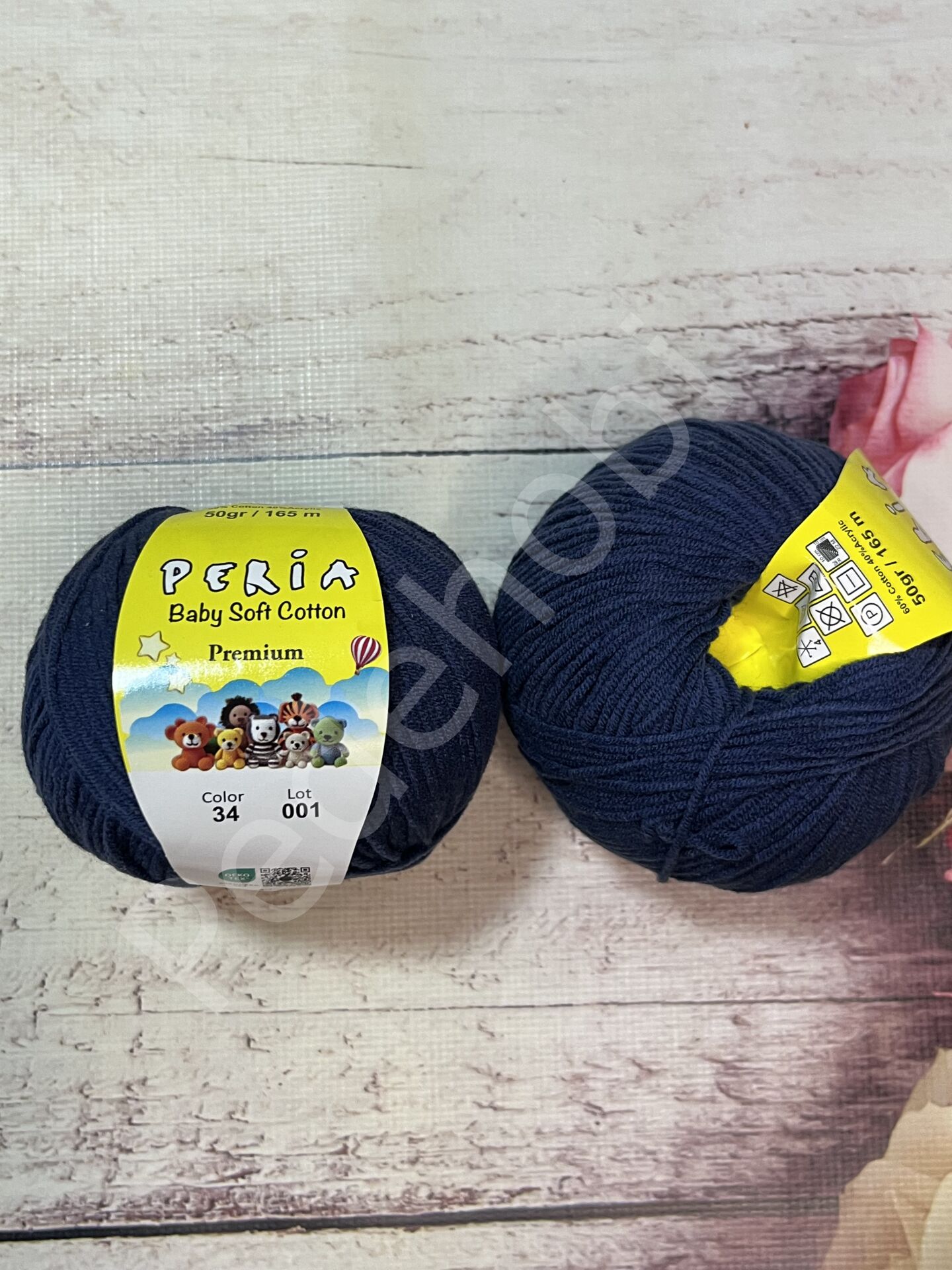 PERİA COTTON PREMİUM 34 LACİVERT