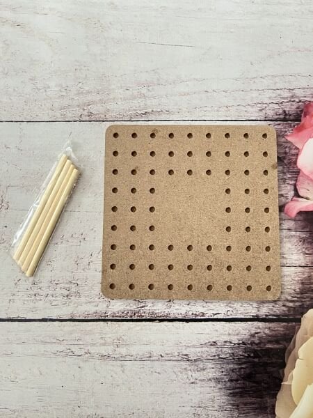 AHŞAP MOTİF BANK 15*15  CM  6 MM