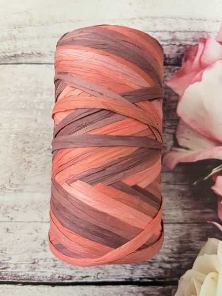 EBRULİ RAFYA İPİ 150 .GR  SOFT PEMBE