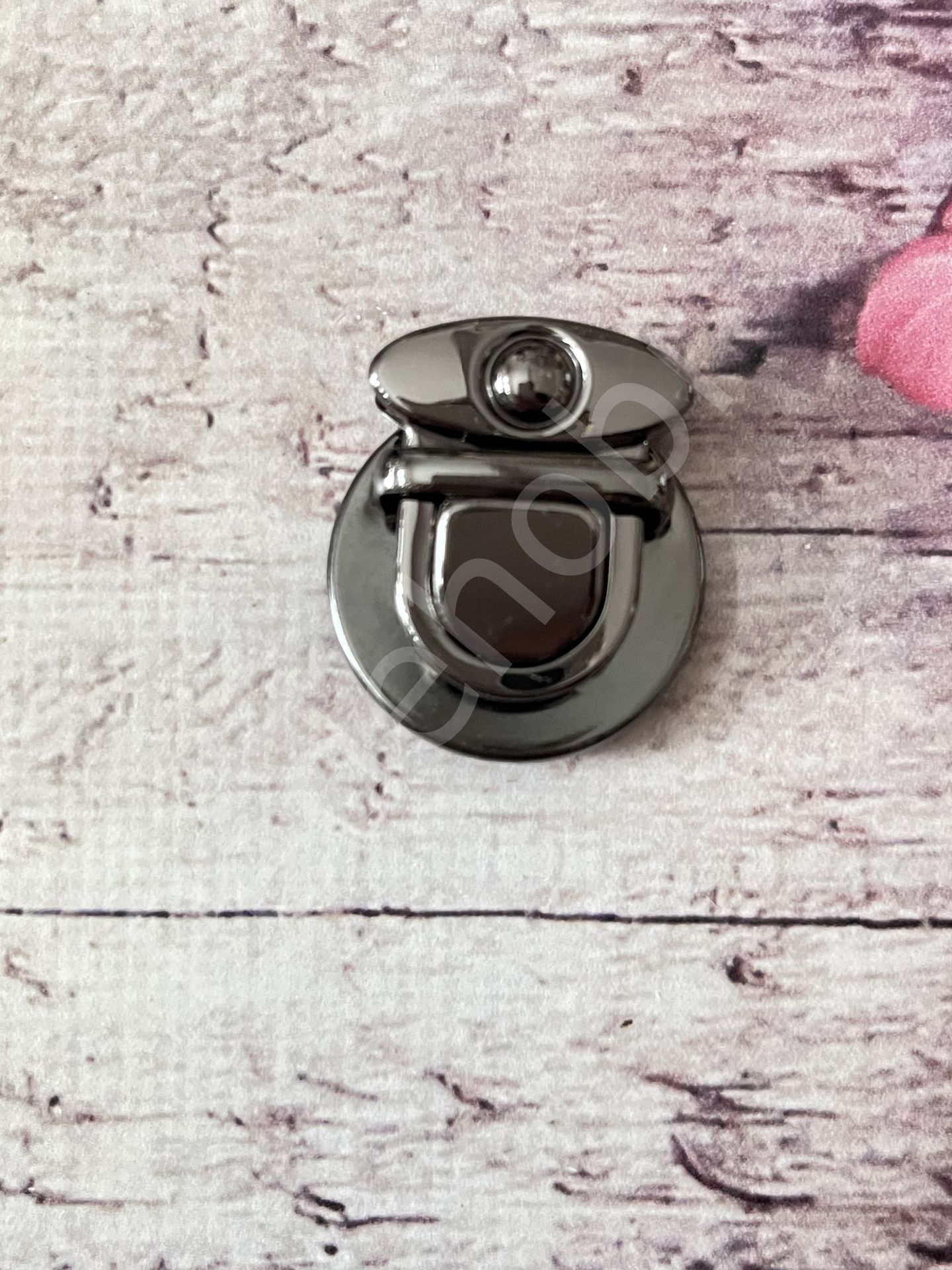 METAL ÇANTA KİLİT 3*3 CM OVAL KÜÇÜK BOY ANTRASİT