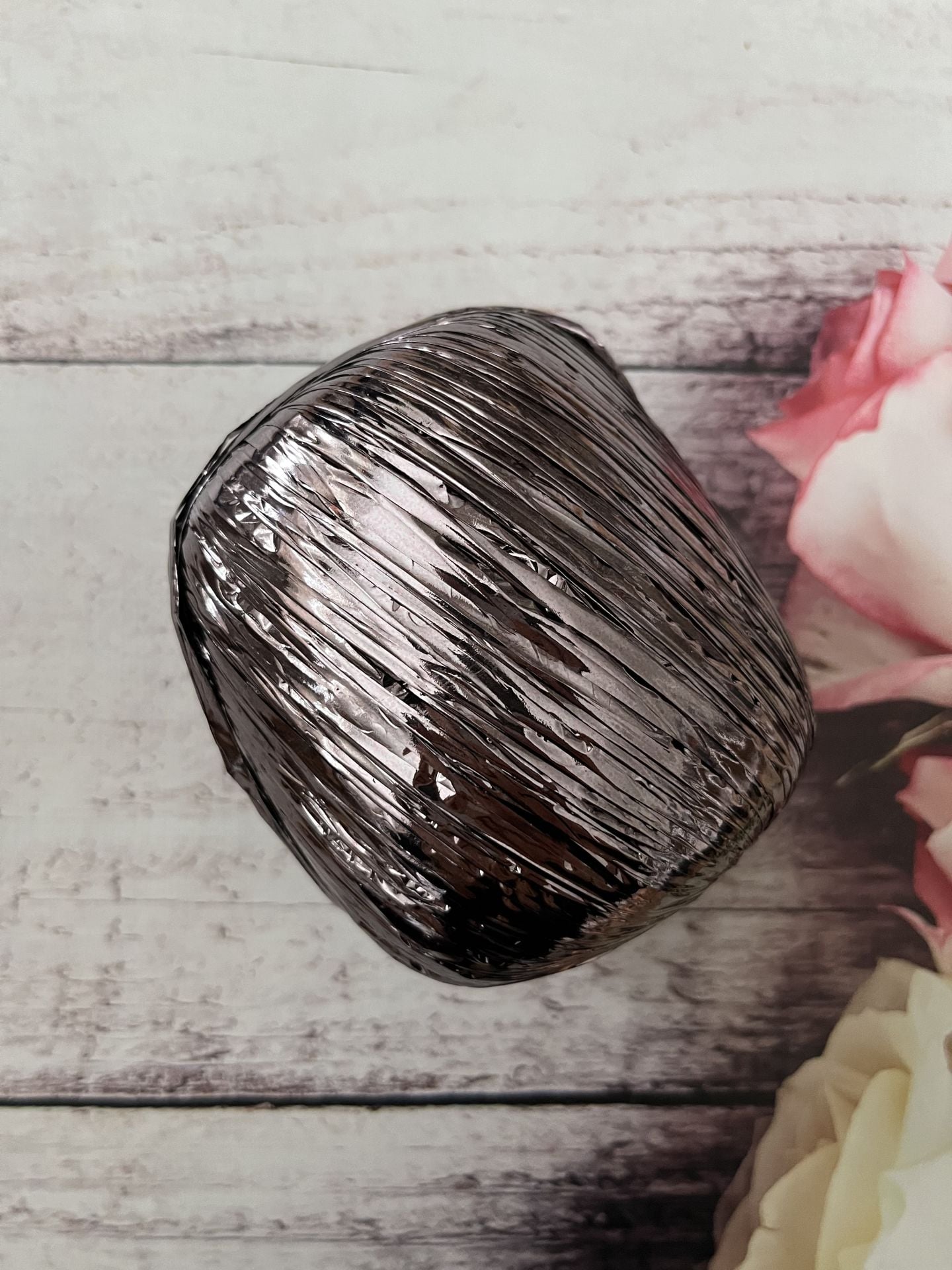 METALİK RAFYA İP 50 GR. 110 MT. Antrasit